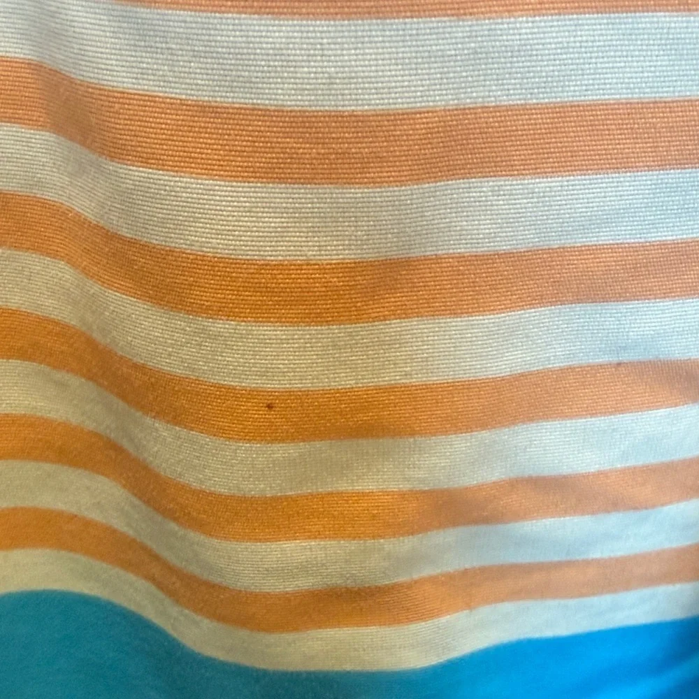 Patagonia Men’s Navy, Teal & Olive Striped Boardshorts